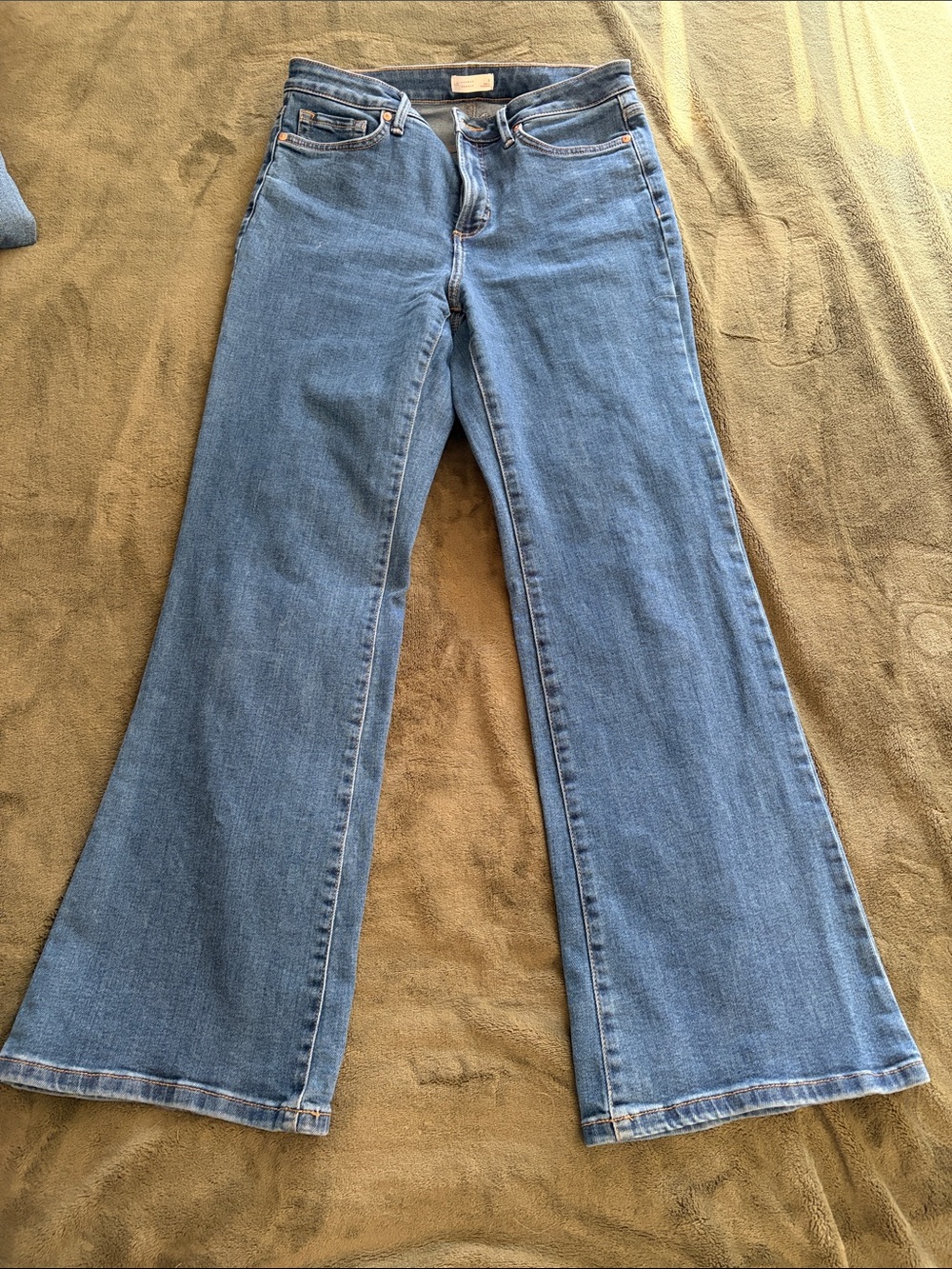 Lauren Conrad Women's Blue Flare Jeans